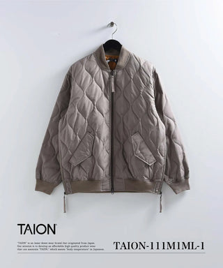 ミリタリー MA-1 ダウンジャケット<TAION-111M1ML-1>