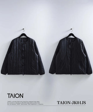 ジャパンスペシャル チャイナボタン ダウンジャケット<TAION-JK01JS>