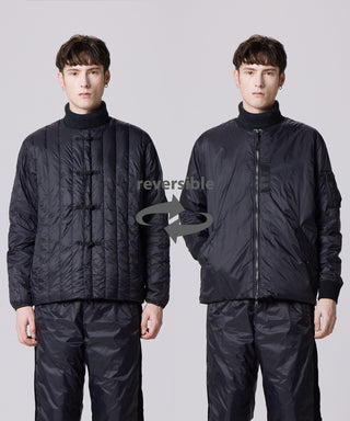 ブラック×ブラック/モデル身長 178cm/着用サイズ L