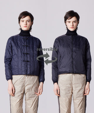 ダークネイビー×ブラック/モデル身長 169cm/着用サイズ XS