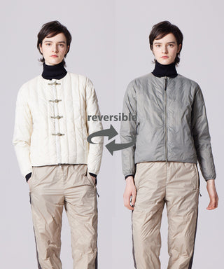 オフホワイト×セージ/モデル身長 169cm/着用サイズ XS