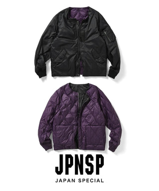 ジャパンスペシャル リバーシブル MA-1 ダウンジャケット<TAION-JK02JS>
