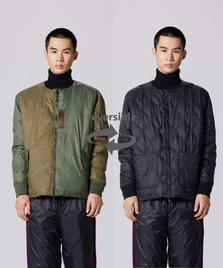 クレイジーオリーブ×ブラック/モデル身長 180cm/着用サイズ L