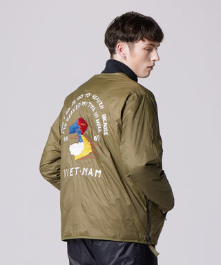 オリーブ(裏側)/モデル身長 178cm/着用サイズ L