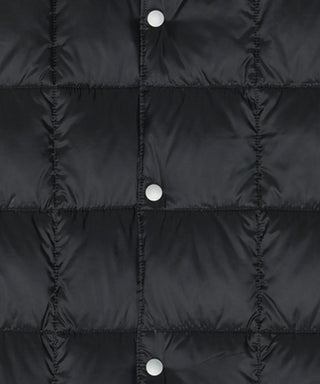 【KIDS】ベーシック クルーネックボタン インナーダウンジャケット <TAION-K104>