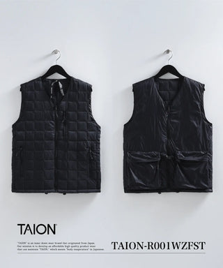 スポーツ リバーシブル ダウンベスト<TAION-R001WZFST>