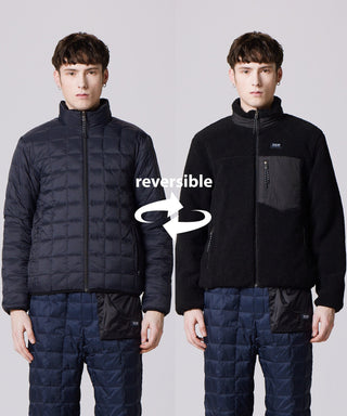 ブラック×ブラック/モデル身長 178cm/着用サイズ L