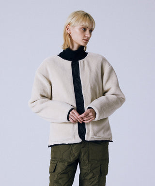 ブラック×クリーム/モデル身長 167cm/着用サイズ XS