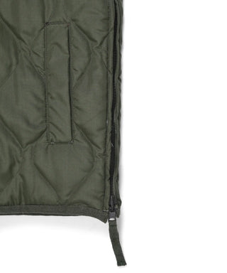 ミリタリー リバーシブル クルーネック ダウンジャケット<TAION-R104BML-1>