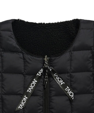 マウンテン リバーシブル クルーネック ダウン×ボア ジャケット<TAION-R104MB>