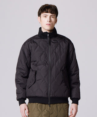 ブラック×モカ(ダウン面)/モデル身長 178cm/着用サイズ L