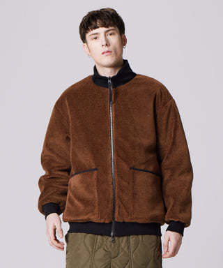 ブラック×モカ(ボア面)/モデル身長 178cm/着用サイズ L