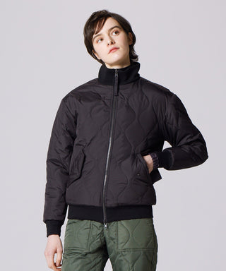 ブラック×モカ(ダウン面)/モデル身長 169cm/着用サイズ XS