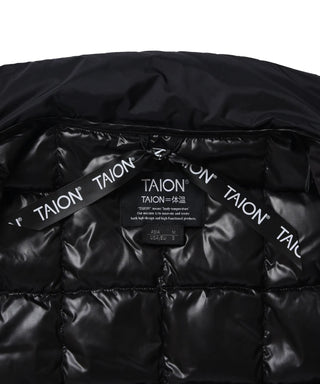 ベーシック ハイネックWジップ インナーダウンベスト<TAION-W002WZ>