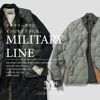 インにもアウトにも。ミリタリーダウン