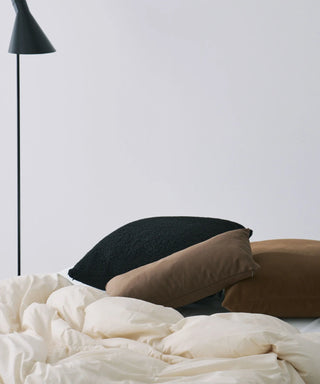 <ルームダウン> ダウン掛け布団 クッションカバー付き（セミダブルサイズ〜ダブルサイズ向け）<TAION-H210W145-DIC>