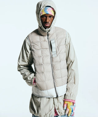 TAION × Mountain Researchダウンジップパーカー<MR-TA-106Z-WHL>