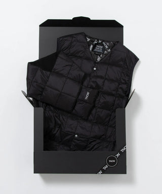 ベーシック ダウンベスト＋ダウンマフラー ギフトセット<GIFT-001-SET>