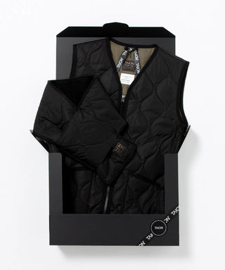 ミリタリー ダウンベスト＋ダウンマフラー ギフトセット<GIFT-001ZML-1-SET>