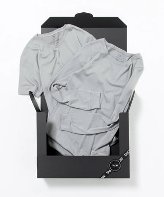 メリノウール アンダーウェア ギフトセット（半袖Tシャツ＋長袖Tシャツ）<GIFT-U02MWMT-SET>