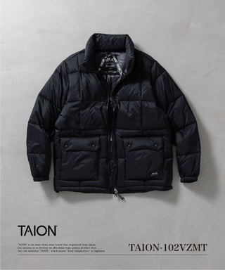 マウンテン パッカブル ボリュームダウンジャケット<TAION-102VZMT>