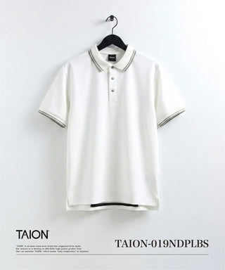 ノンダウン ベーシック ハーフスリーブポロシャツ<TAION-019NDPLBS>