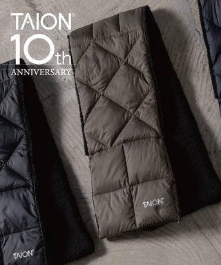 クレイジーキルト リバーシブルダウンボアマフラー※10周年記念商品