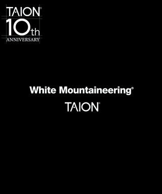 White Mountaineering×TAION 10周年コラボダウンジャケット<WM-TA-104ZML>