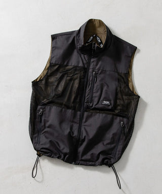 ノンダウン マウンテン リバーシブル メッシュベスト <TAION-R002MSNDMT>