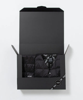ベーシック ダウンベスト＋ダウンマフラー ギフトセット<GIFT-001-SET>