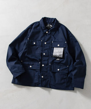 ノンダウン ワーク ボタン カバーオール-コットンダックキャンバス <TAION-109BNDWK-DC>