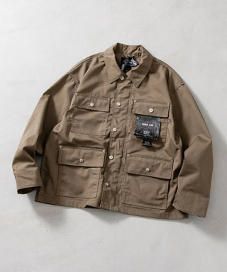 ノンダウン ワーク ボタン カバーオール-コットンダックキャンバス <TAION-109BNDWK-DC>