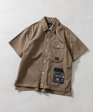 ノンダウン ワーク ハーフスリーブ シャツ <TAION-019SHNDWK-DC>