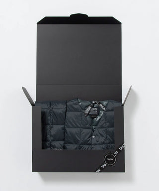 ベーシック ダウンベスト＋ダウンマフラー ギフトセット<GIFT-001-SET>