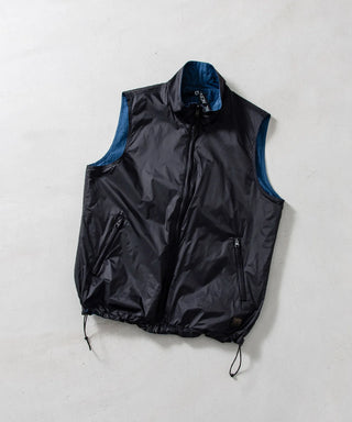 ノンダウン ミリタリー リバーシブル ハイネック ベスト<TAION-R002WZNDML-1>