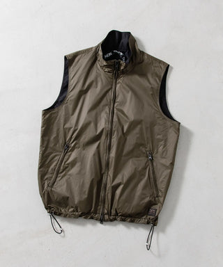 ノンダウン ミリタリー リバーシブル ハイネック ベスト<TAION-R002WZNDML-1>