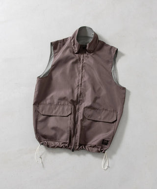 ノンダウン ミリタリー リバーシブル ハイネック ベスト<TAION-R002WZNDML-1>