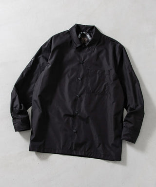 ノンダウン ミリタリー ボタンスリット シャツ<TAION-109SHNDML-4>