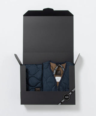 ミリタリー ダウンベスト＋ダウンマフラー ギフトセット<GIFT-001ZML-1-SET>