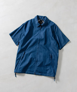 ノンダウン ミリタリー ファスナー ハーフスリーブ シャツ <TAION-019SHNDML-3>