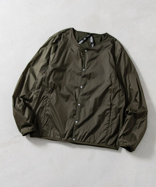 ノンダウン ベーシック リバーシブル クルーネック カーディガン <TAION-R104NDCGBS>