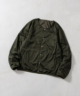 ノンダウン ベーシック リバーシブル クルーネック カーディガン <TAION-R104NDCGBS>