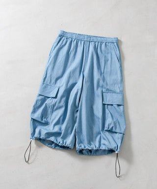 ノンダウン ミリタリー ワイド カーゴショーツ <TAION-032NDKLML-1>