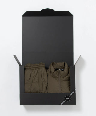 超軽量 リラックス ルームダウン セットアップ ギフトセット<GIFT-JK13BD-SET>