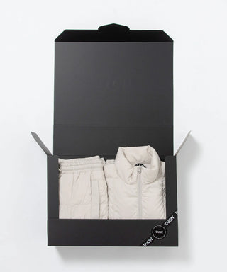 超軽量 リラックス ルームダウン セットアップ ギフトセット<GIFT-JK13BD-SET>