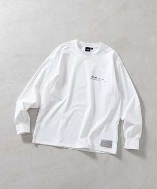 ファンクションT UV 接触冷感 抗菌 速乾 ストレッチ ロングスリーブ ロゴ Tシャツ-レギュラー <TAION-TS11BS-PR01>