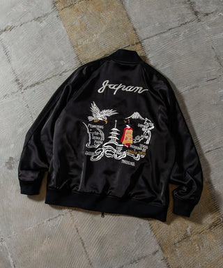 ノンダウン ジャパンスペシャル リバーシブル スカジャンジャケット <TAION-NDJK04JS>