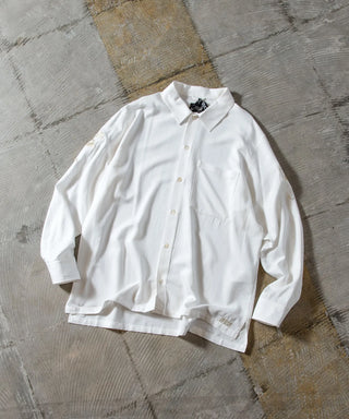 ノンダウン ジャパンスペシャル 2WAY レーヨンシャツ <TAION-NDSH09JS-LS>