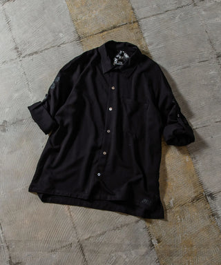 ノンダウン ジャパンスペシャル 2WAY レーヨンシャツ <TAION-NDSH09JS-LS>