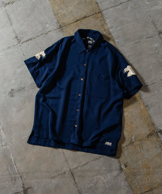 ノンダウン ジャパンスペシャル ハーフスリーブ レーヨンシャツ <TAION-NDSH09JS-HS-2>